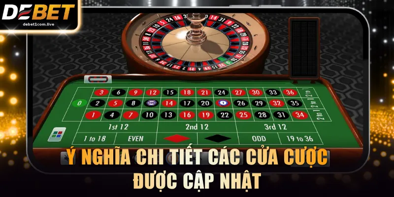 Ý nghĩa chi tiết các cửa cược được cập nhật